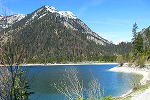Blick auf den Bergsee